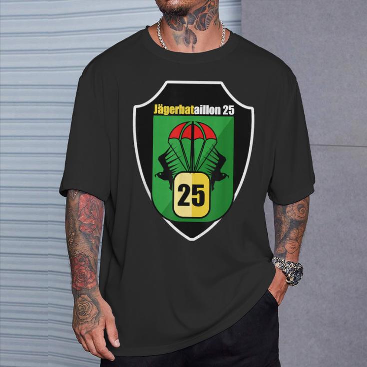 Bundesheer Outfits Für Jgbtl25 Jägerbataillon 25Oldaten T-Shirt Geschenke für Ihn