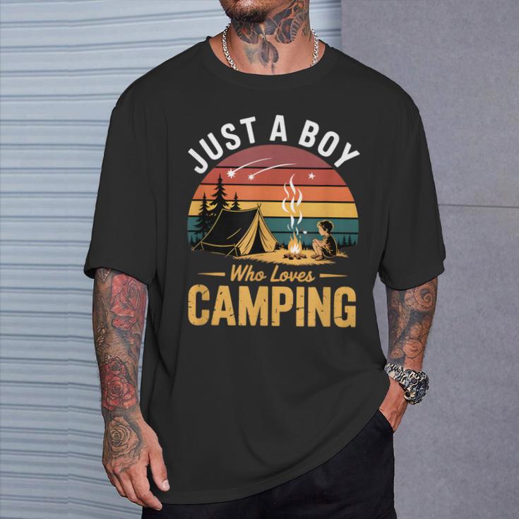 Camping Para Niños Camiseta unisex Regalos para él