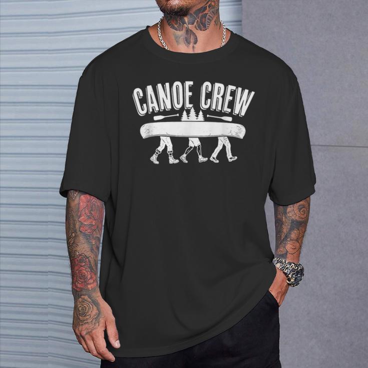 Canoe Crew Canoeing T-Shirt Gifts for Him