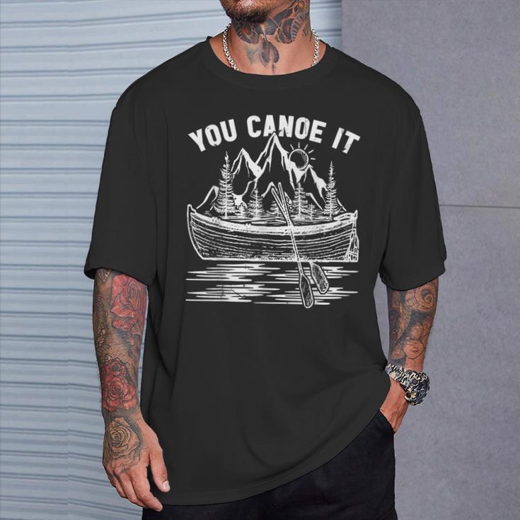 Canoeing Canoe T-Shirt Gifts for Him