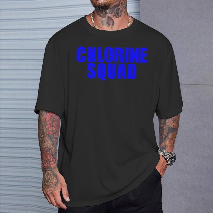 Chlorine Crew Swimming T-Shirt Gifts for Him