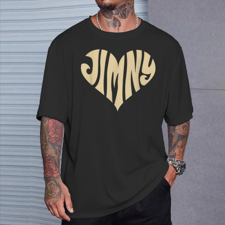 Cœur D'amour Rétrointage Pour Jimny Ivoire T-Shirt Cadeaux pour lui