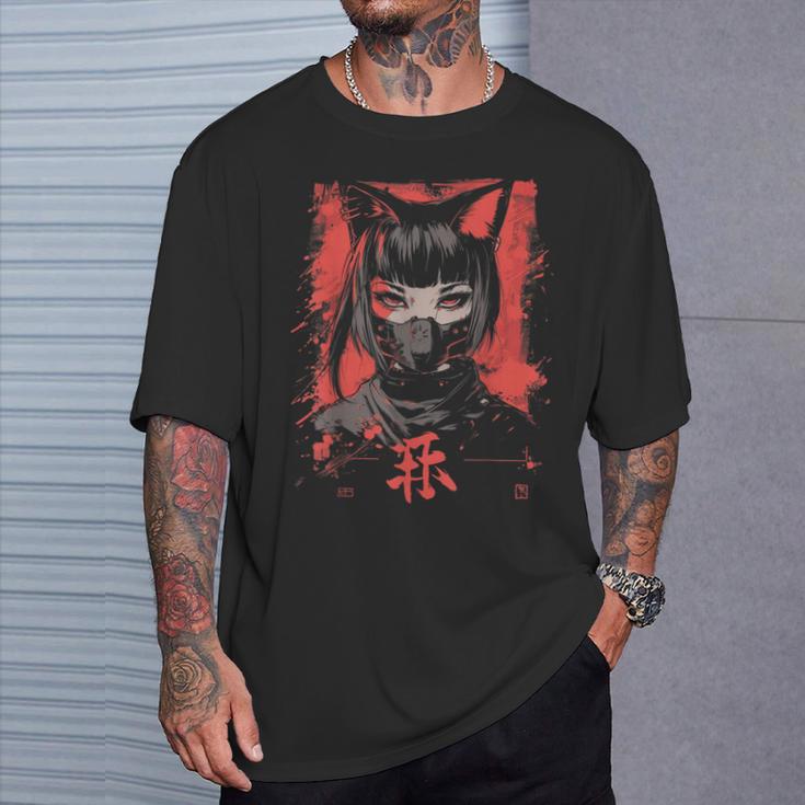 Cyberpunk Japanese Harajuku Camiseta unisex Regalos para él