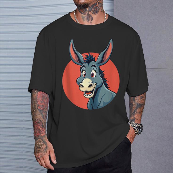 Divertido Gráfico De Animales De Burro Para Hombres Es Y Niños In Mangas Camiseta unisex Regalos para él