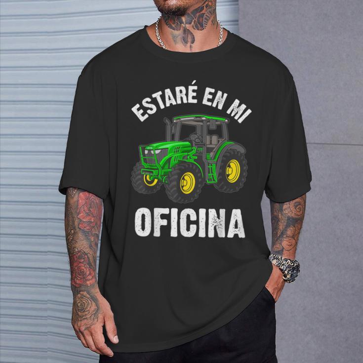 Estaré En Mi Oficina Tractor Agricultor Granjero Tractores Camiseta unisex Regalos para él