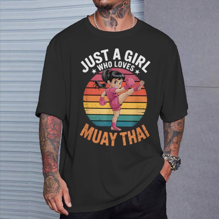 Girls Muay Thai T-Shirt Gifts for Him