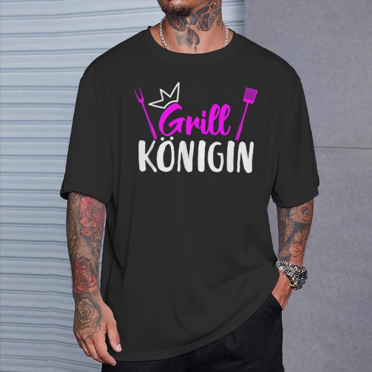 Grill Königin Frauen Am Grill Lustiges Grillen-Outfit T-Shirt Geschenke für Ihn