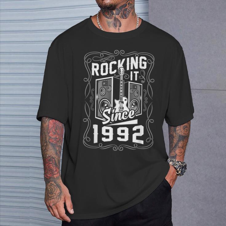 Hombre Guitarras Eléctricas Música Rock Guitarristas Nacidos 1992 Camiseta unisex Regalos para él