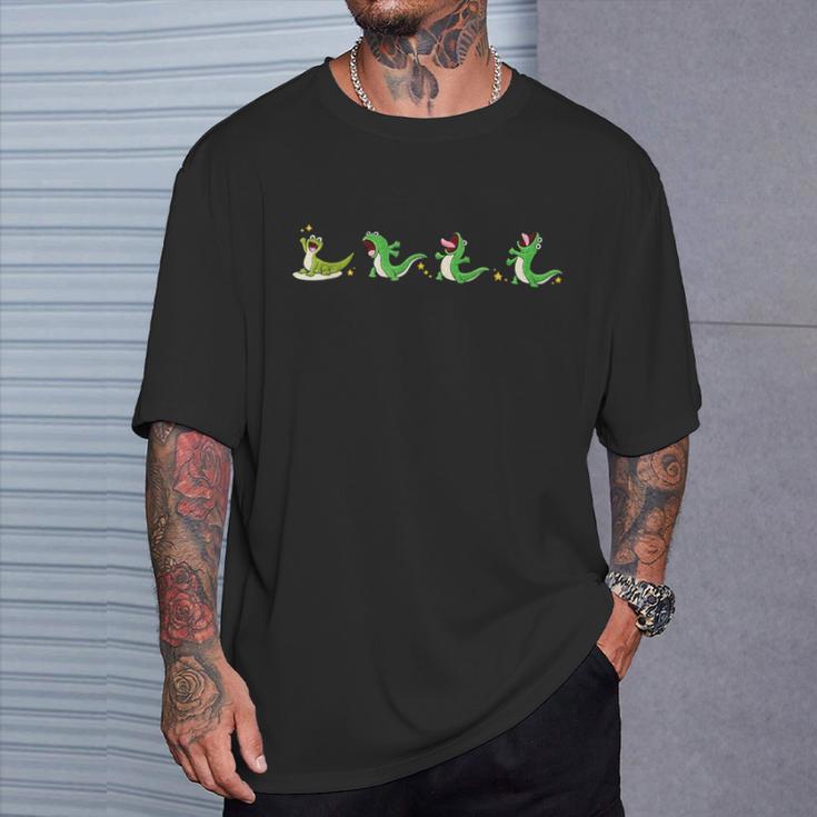 Ilustración Divertida De Meme De Lagartija Camiseta unisex Regalos para él