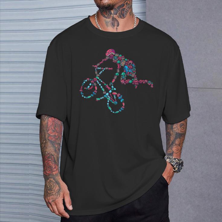 Jinete Freestyle De Bmxtunt Dirt Bike Camiseta unisex Regalos para él