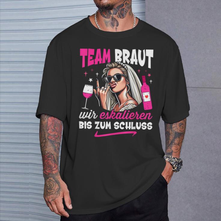 Junggesellenabschied Frauen Team Braut Jga Frauen T-Shirt Geschenke für Ihn