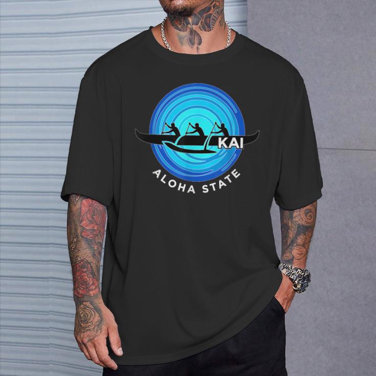 Kai Outrigger Canoe Hawaii Aloha State Paddling Retro T-Shirt Gifts for Him Kai Outrigger Canoe Hawaii Aloha State Paddling Retro T-Shirt Gifts for Him