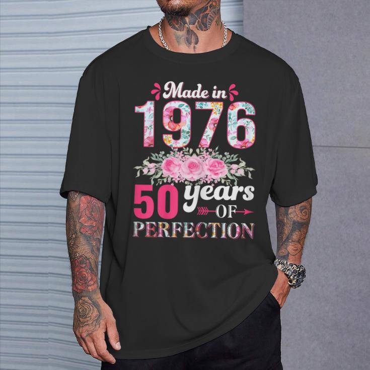 Made In 1976Intage 50Ème Anniversaire 50 Ans Cadeau T-Shirt Cadeaux pour lui