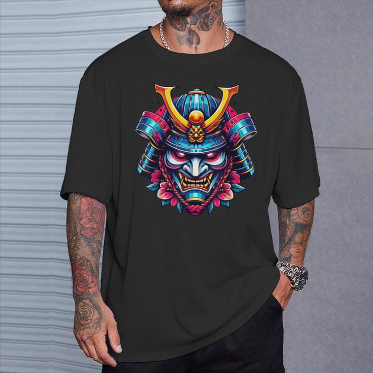 Masqueamouraï Guerrier Bushido Oni Culture Japonaise T-Shirt Cadeaux pour lui