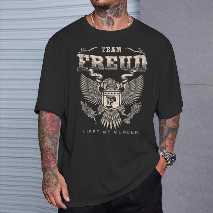 Membre Àie De L'équipe Freud Freud Name T-Shirt Cadeaux pour lui