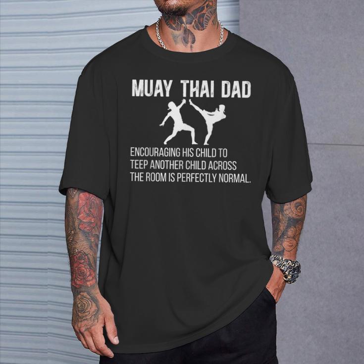 Muay Thai Dad Definition Muay Thai Father T-Shirt Gifts for Him