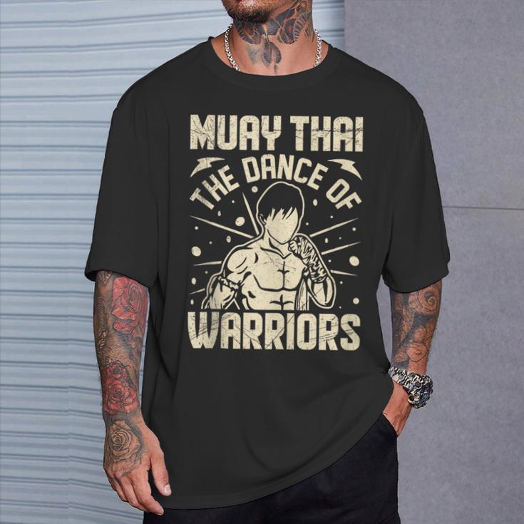 Muay Thai The Dance Of Warriors Muay Thai T-Shirt Gifts for Him Muay Thai The Dance Of Warriors Muay Thai T-Shirt Gifts for Him