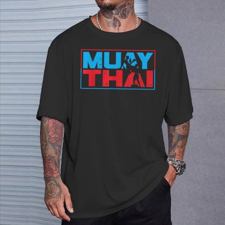 Muay Thai Fighter Boxing Martial Arts Hobby T-Shirt Gifts for Him Muay Thai Fighter Boxing Martial Arts Hobby T-Shirt Gifts for Him