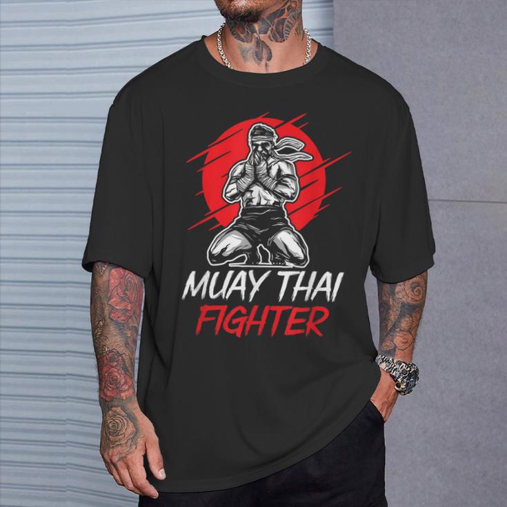 Muay Thai Fighter Martial Arts Boxing Hobby T-Shirt Gifts for Him Muay Thai Fighter Martial Arts Boxing Hobby T-Shirt Gifts for Him