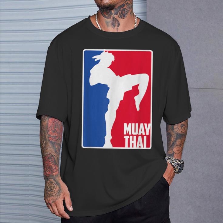 Muay Thai Fighter Retro Kickboxing Training MMA T-Shirt Gifts for Him Muay Thai Fighter Retro Kickboxing Training MMA T-Shirt Gifts for Him