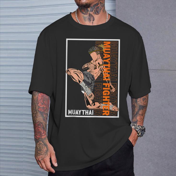 Muay Thai Fighter T-Shirt Gifts for Him Muay Thai Fighter T-Shirt Gifts for Him