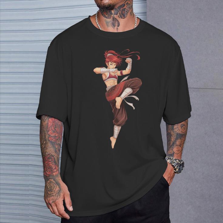 Muay Thai Girl Anime Japan Thaiboxer Kickboxing Muay Thai T-Shirt Gifts for Him Muay Thai Girl Anime Japan Thaiboxer Kickboxing Muay Thai T-Shirt Gifts for Him