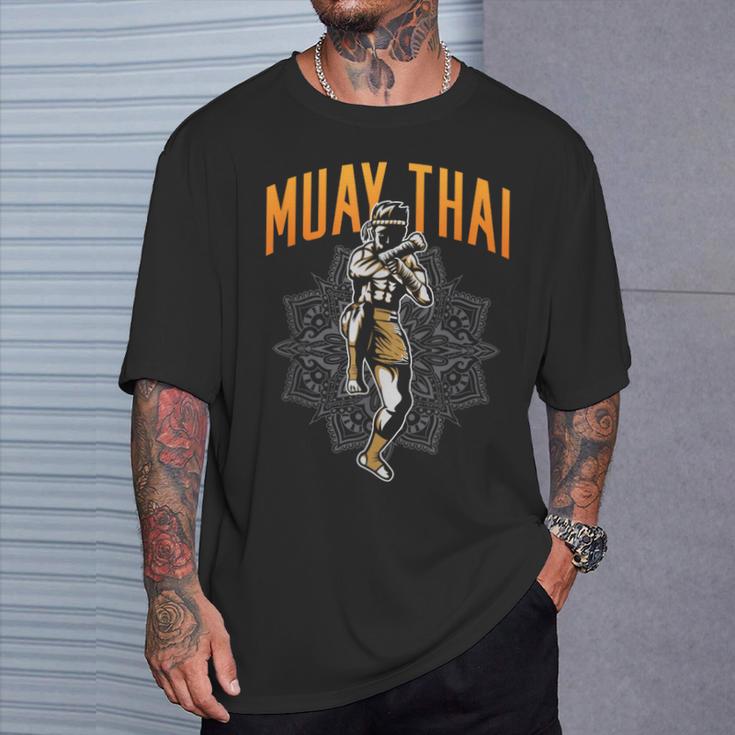 Muay Thai Hobby Martial Arts Fighter Boxing T-Shirt Gifts for Him Muay Thai Hobby Martial Arts Fighter Boxing T-Shirt Gifts for Him