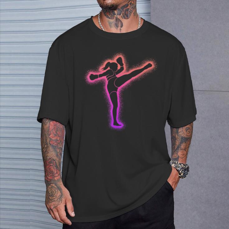 Muay Thai Martial Arts Kickboxer Women Girls Kickboxing T-Shirt Gifts for Him Muay Thai Martial Arts Kickboxer Women Girls Kickboxing T-Shirt Gifts for Him
