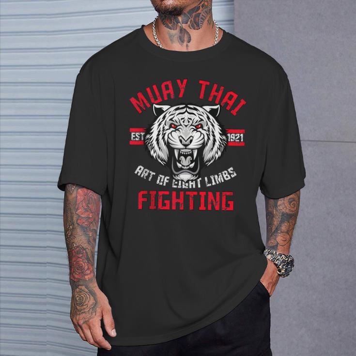Muay Thai Muay Thai Limbs Muay Thai Boxing Art 8 Limbs Mma T-Shirt Gifts for Him