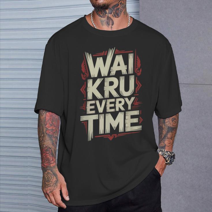 Muay Thai Wai Kru Respect Ritual Ceremony Fighter Identity T-Shirt Gifts for Him Muay Thai Wai Kru Respect Ritual Ceremony Fighter Identity T-Shirt Gifts for Him