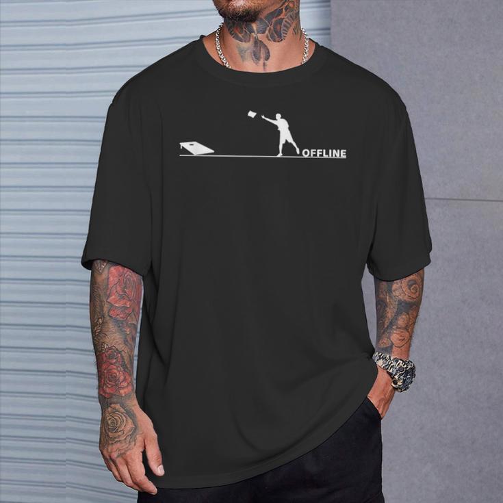 Offline Für Cornhole T-Shirt Geschenke für Ihn