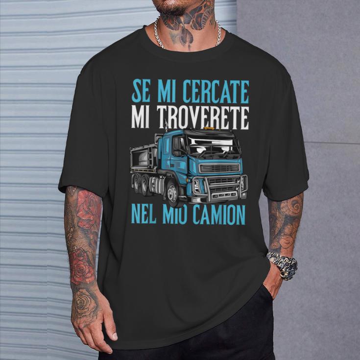 Papà Uomo Divertente Camionista Camion Camionisti Regalo Maglietta Regalos para él