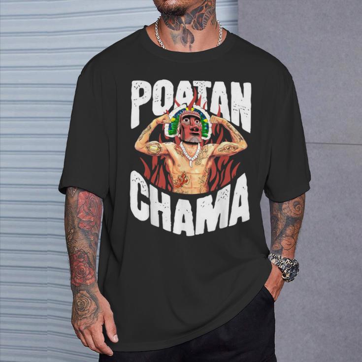 POATAN CHAMA MMA Fan JJB Boxing Muay Thai Kickboxing T-Shirt Gifts for Him POATAN CHAMA MMA Fan JJB Boxing Muay Thai Kickboxing T-Shirt Gifts for Him