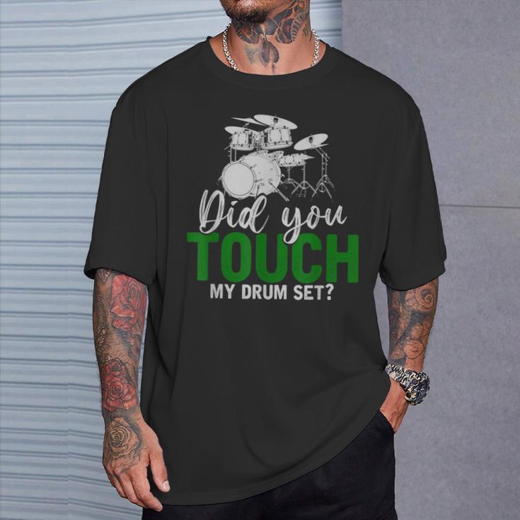 Rock Musical Instrument Band Drummer Drum Kit T-Shirt Gifts for Him Rock Musical Instrument Band Drummer Drum Kit T-Shirt Gifts for Him