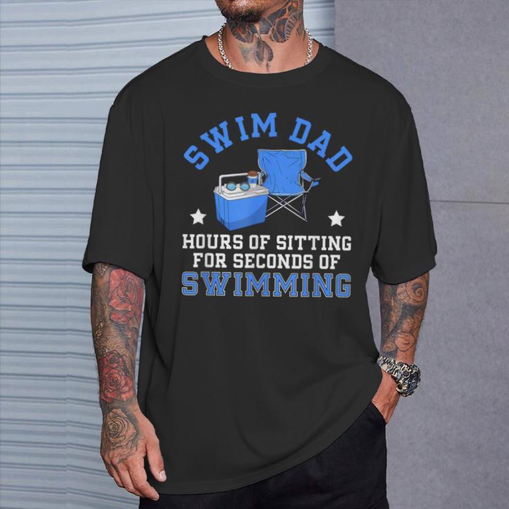 Swim Dad Of A Swimmer Dad Swim Father Swimming Dad T-Shirt Gifts for Him Swim Dad Of A Swimmer Dad Swim Father Swimming Dad T-Shirt Gifts for Him