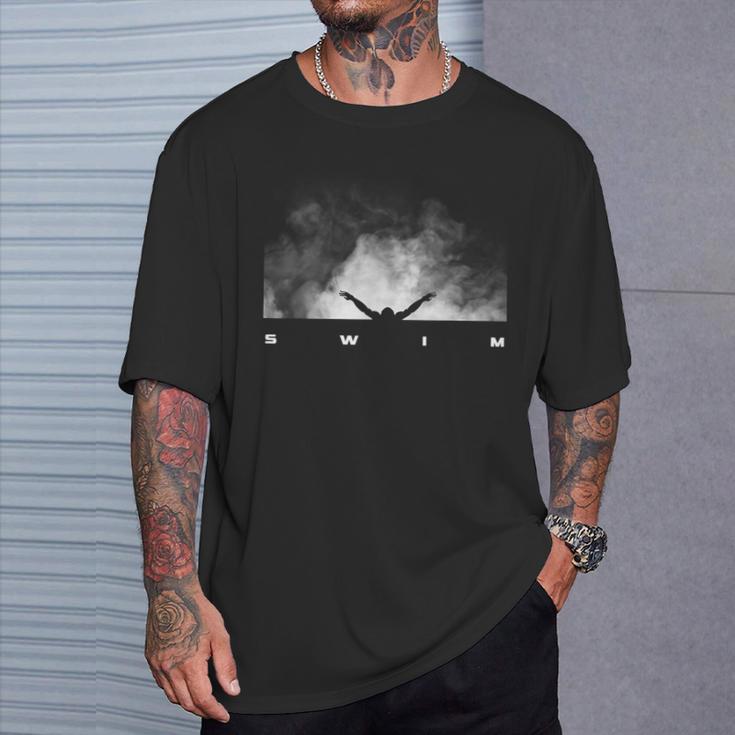 Swim Swimmer Swimming T-Shirt Gifts for Him
