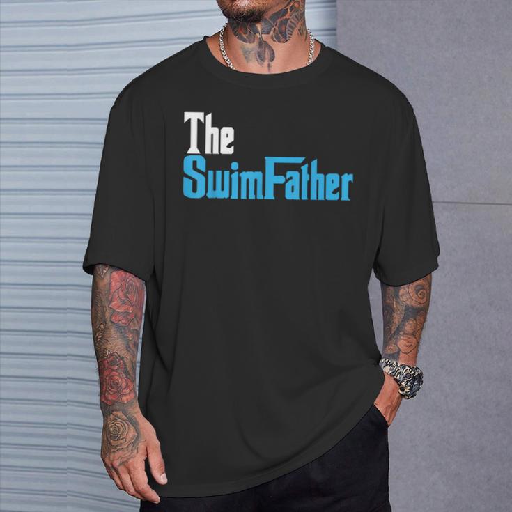 The SwimFather Saying Tee For Swimming Fatehrs T-Shirt Gifts for Him The SwimFather Saying Tee For Swimming Fatehrs T-Shirt Gifts for Him