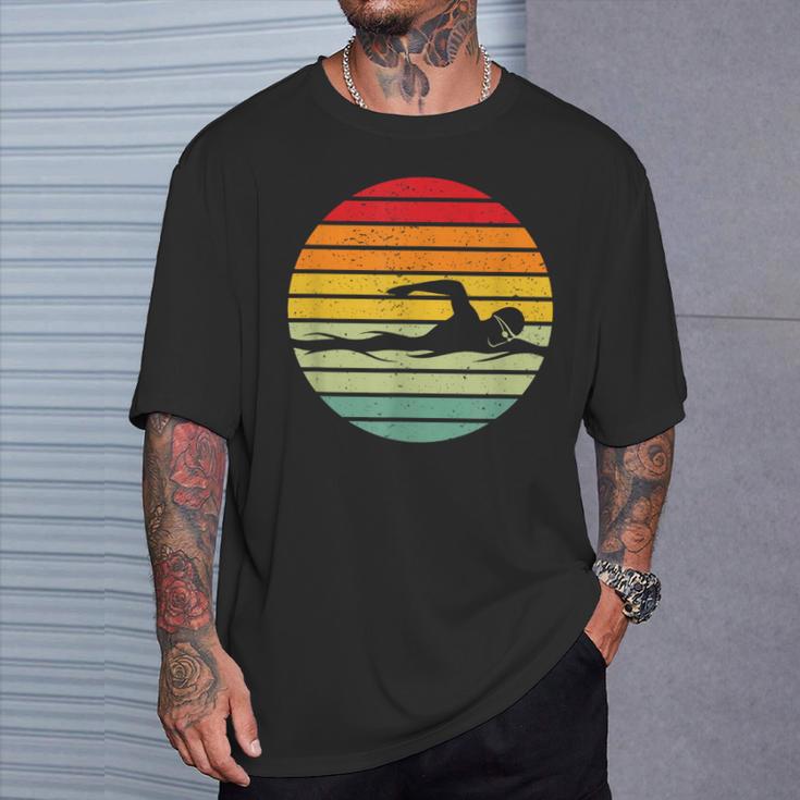 Swimming & Water Sport Vintage For Swimmers & Swim Coaches T-Shirt Gifts for Him Swimming & Water Sport Vintage For Swimmers & Swim Coaches T-Shirt Gifts for Him