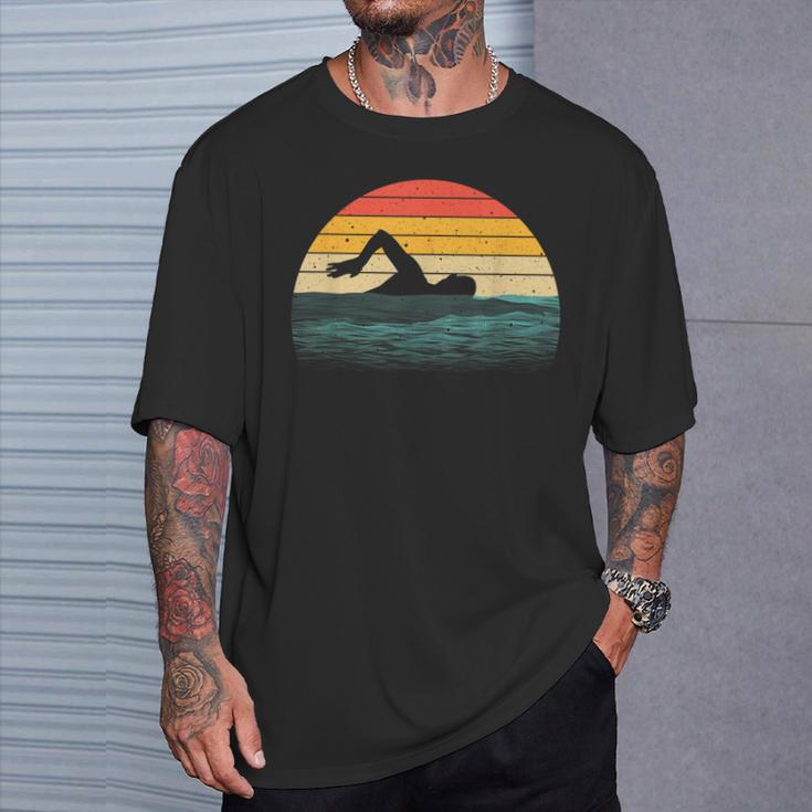 Swimming Art For Men Women Swim Coach Rescue Swimmer T-Shirt Gifts for Him