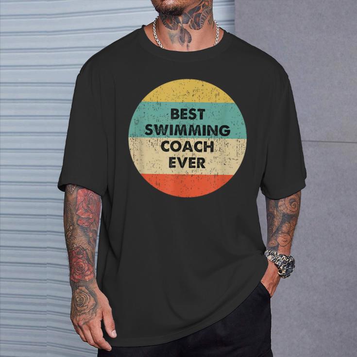 Swimming Coach T-Shirt Gifts for Him Swimming Coach T-Shirt Gifts for Him