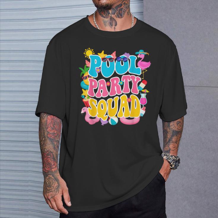 Swimming Pool Party Squad Beach Pool Party Matching Beach T-Shirt Gifts for Him Swimming Pool Party Squad Beach Pool Party Matching Beach T-Shirt Gifts for Him