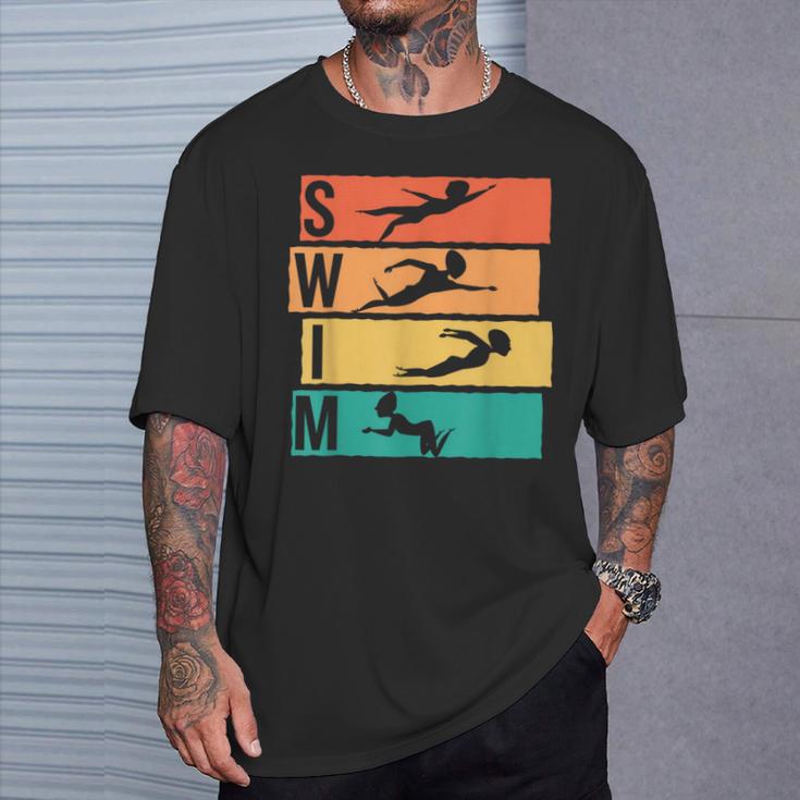 Swimming Swim T-Shirt Gifts for Him
