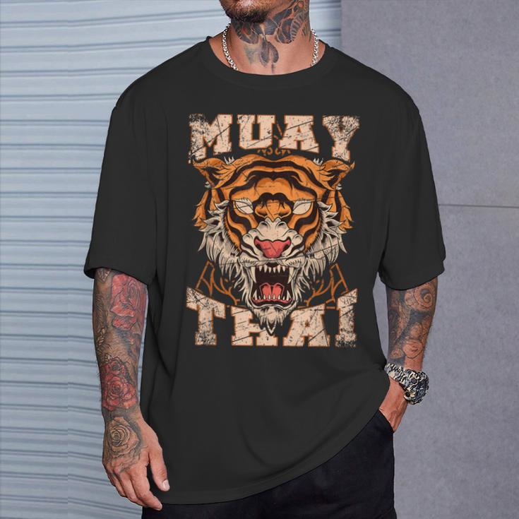 Tiger Asia Ninja Muay Thai T-Shirt Gifts for Him Tiger Asia Ninja Muay Thai T-Shirt Gifts for Him