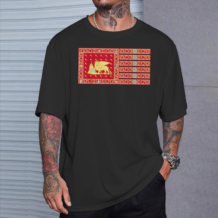 Venecia Italia Banderaenezia Italia Banner Camiseta unisex Regalos para él