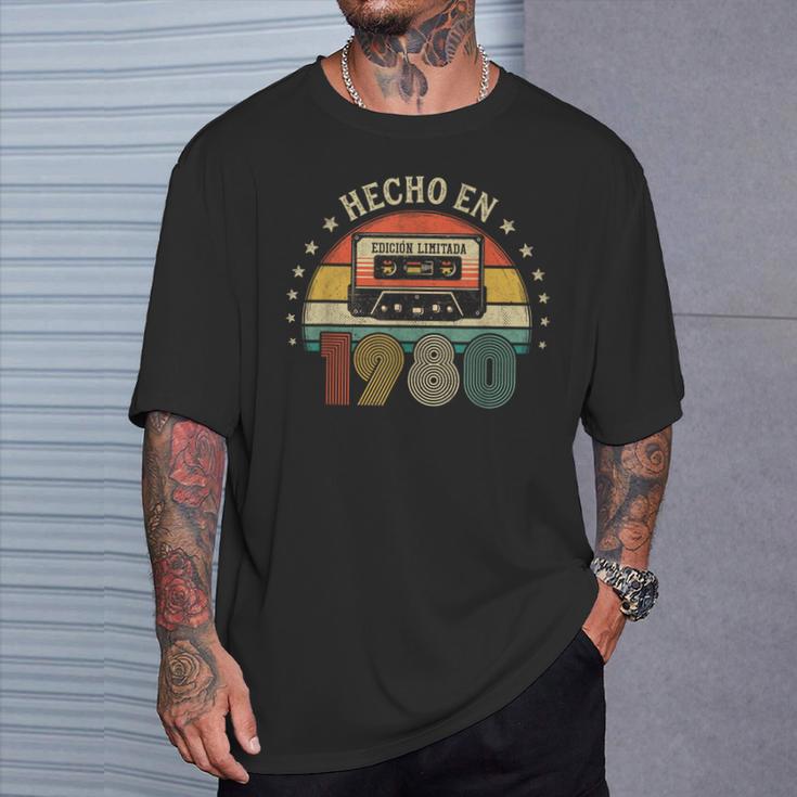 Vintage Hecho En 1980 Regalo Nacido En 1980 Edición Limitada Camiseta unisex Regalos para él