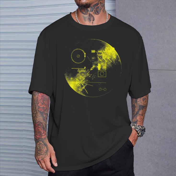 Voyager Golden Record Nasa 1977 Camiseta unisex Regalos para él