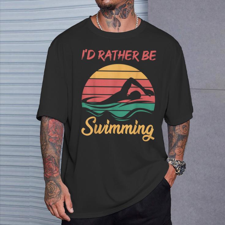 Water Rat Water Sports Hobby Swimming Club Swimming T-Shirt Gifts for Him