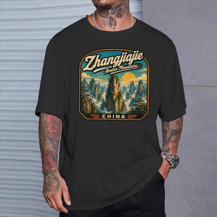 Zhangjiajie China Regalo Zhangjiajieacaciones Chinaiajes Camiseta unisex Regalos para él