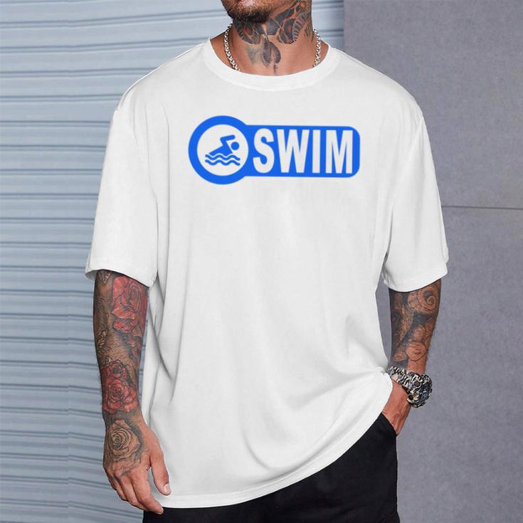 2 Sided Print Swimming Teacher Swim Instructor Swim Lessons T-Shirt Gifts for Him 2 Sided Print Swimming Teacher Swim Instructor Swim Lessons T-Shirt Gifts for Him