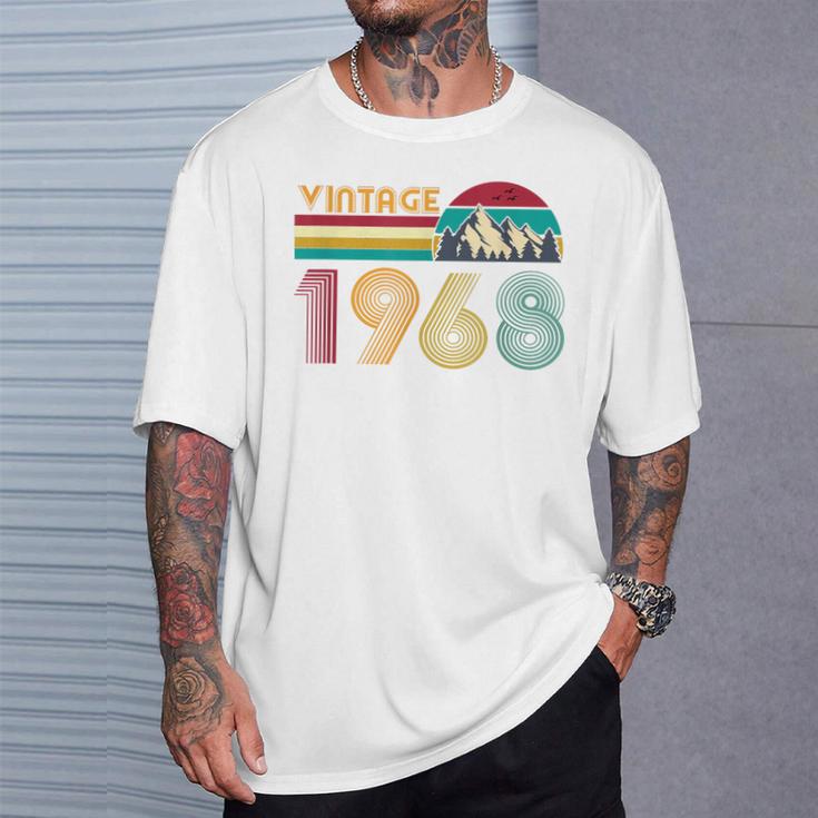 58歳の誕生日プレゼント 58歳 男性 女性 レトロ ヴィンテージ 1968 Tシャツ 彼への贈り物